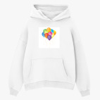 Толстовка худи оверсайз