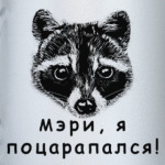 Енот - Мэри, я поцарапался!