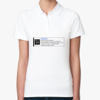 Женская рубашка поло