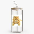 Банка с бамбуковой крышкой