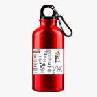 Металлическая бутылка 400 мл UV-DTF