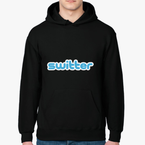 Толстовка худи с принтом Switter