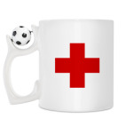 Кружка с футбольным мячиком