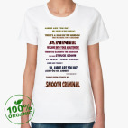 Женская футболка органик