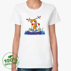 Женская футболка органик