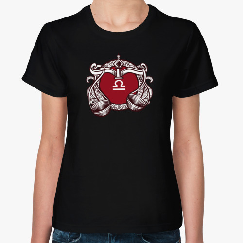 Женская футболка Символ Весы Знак Зодиака
