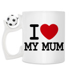 Кружка с футбольным мячиком