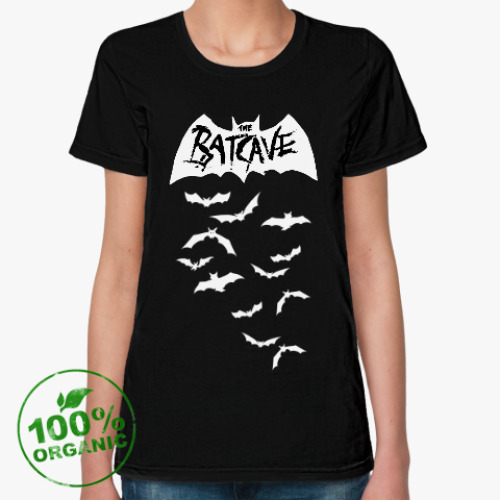 Женская футболка из органик-хлопка Batcave