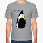 Классическая футболка Пингвин Got snow?