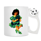 Кружка с футбольным мячиком
