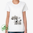 Женская футболка органик