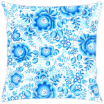 Цветы в стиле Гжель