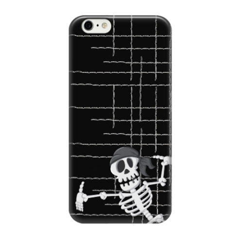 Чехол для iPhone 6/6s Скелет пирата