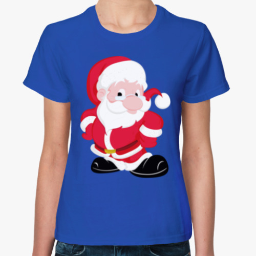 Женская футболка Funny Santa