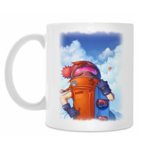 Кружка с принтом Boarder