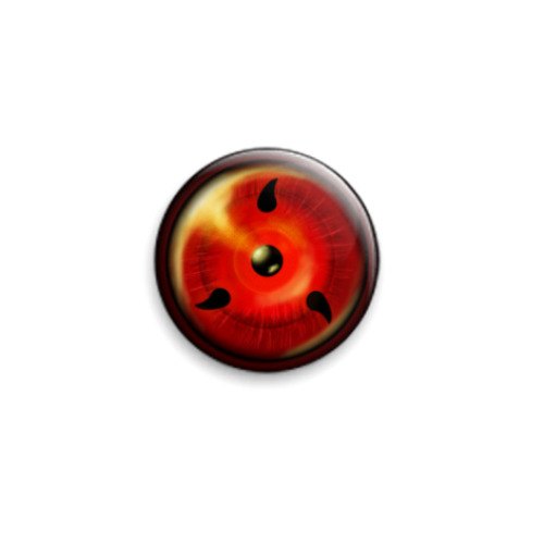 Значок 25мм с принтом Шаринган