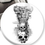 Череп-колонна