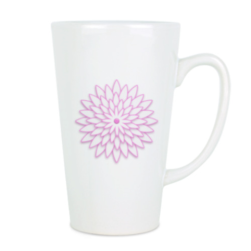 Чашка Латте Geometric flower