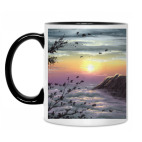 Кружка двухцветная