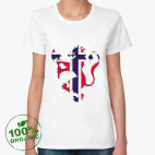 Женская футболка органик