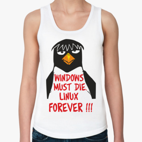 Женская майка WINDOWS MUST DIE