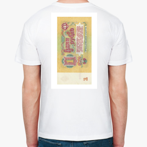 Футболка с принтом 1 рубль