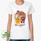 Женская футболка органик