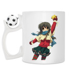 Кружка с футбольным мячиком