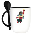 Кружка с ложкой