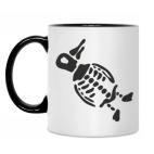 Кружка двухцветная