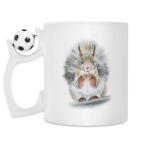 Кружка с футбольным мячиком