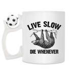 Кружка с футбольным мячиком