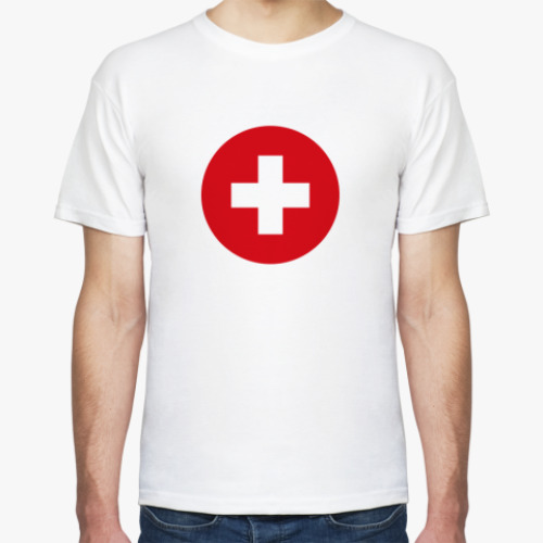 Футболка Switzerland, Швейцария Флаг