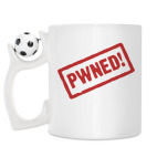 Кружка с футбольным мячиком