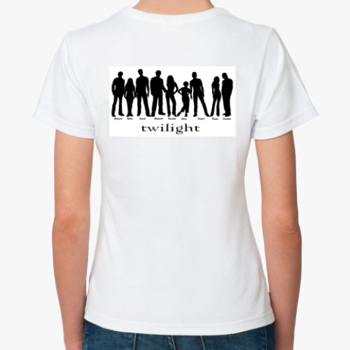 Классическая футболка с принтом Twilight