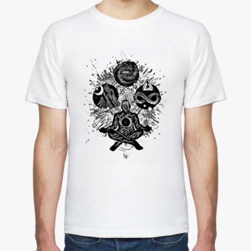 Футболка с принтом  футболка Брама