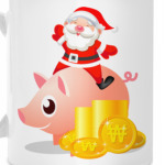 Santa Piggy Bank