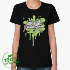 Женская футболка органик