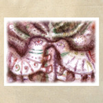 Птички целуются. Любовь.