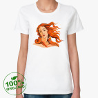 Женская футболка органик