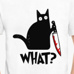 Кот с ножом What Cat