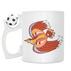 Кружка с футбольным мячиком