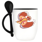 Кружка с ложкой