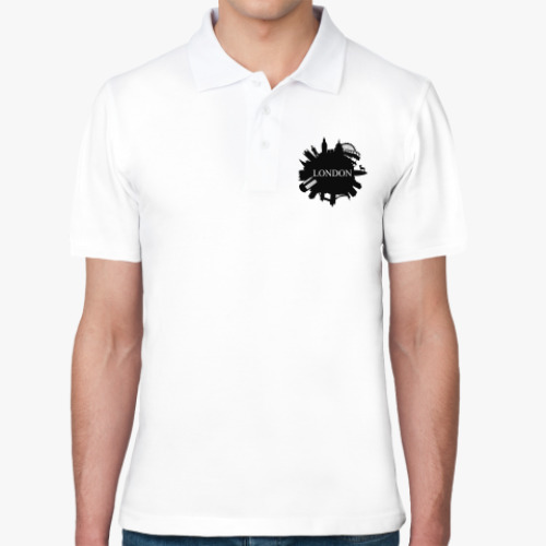 Рубашка поло с принтом LONDON