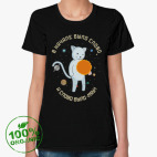 Женская футболка органик