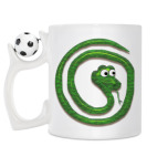 Кружка с футбольным мячиком