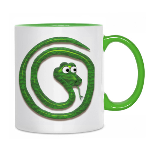 Кружка Зеленый удавчик