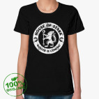 Женская футболка органик