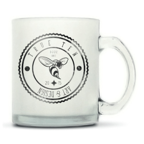 Кружка матовая с принтом Логотип True10art