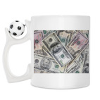 Кружка с футбольным мячиком